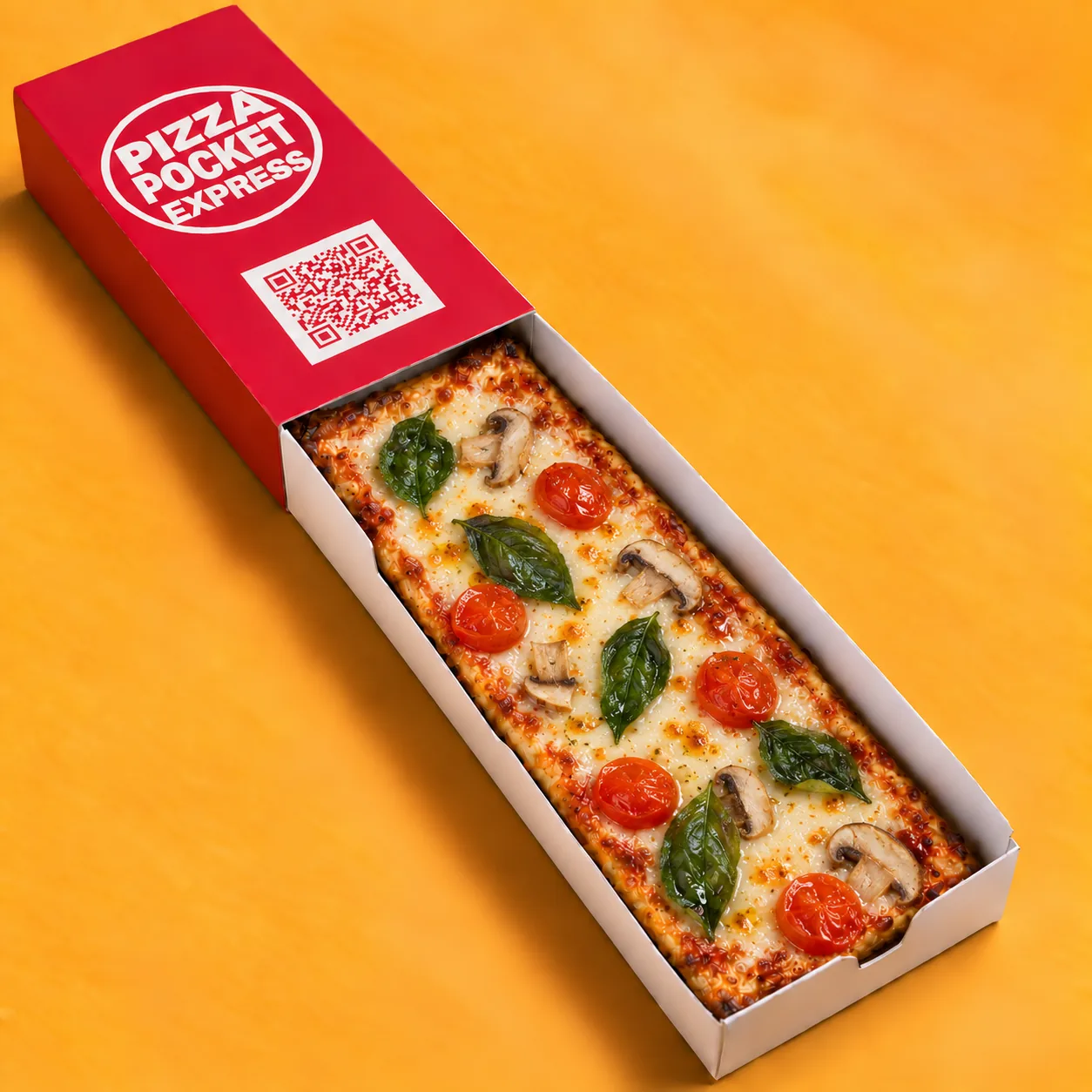 Pocket Pizzaiola en su caja