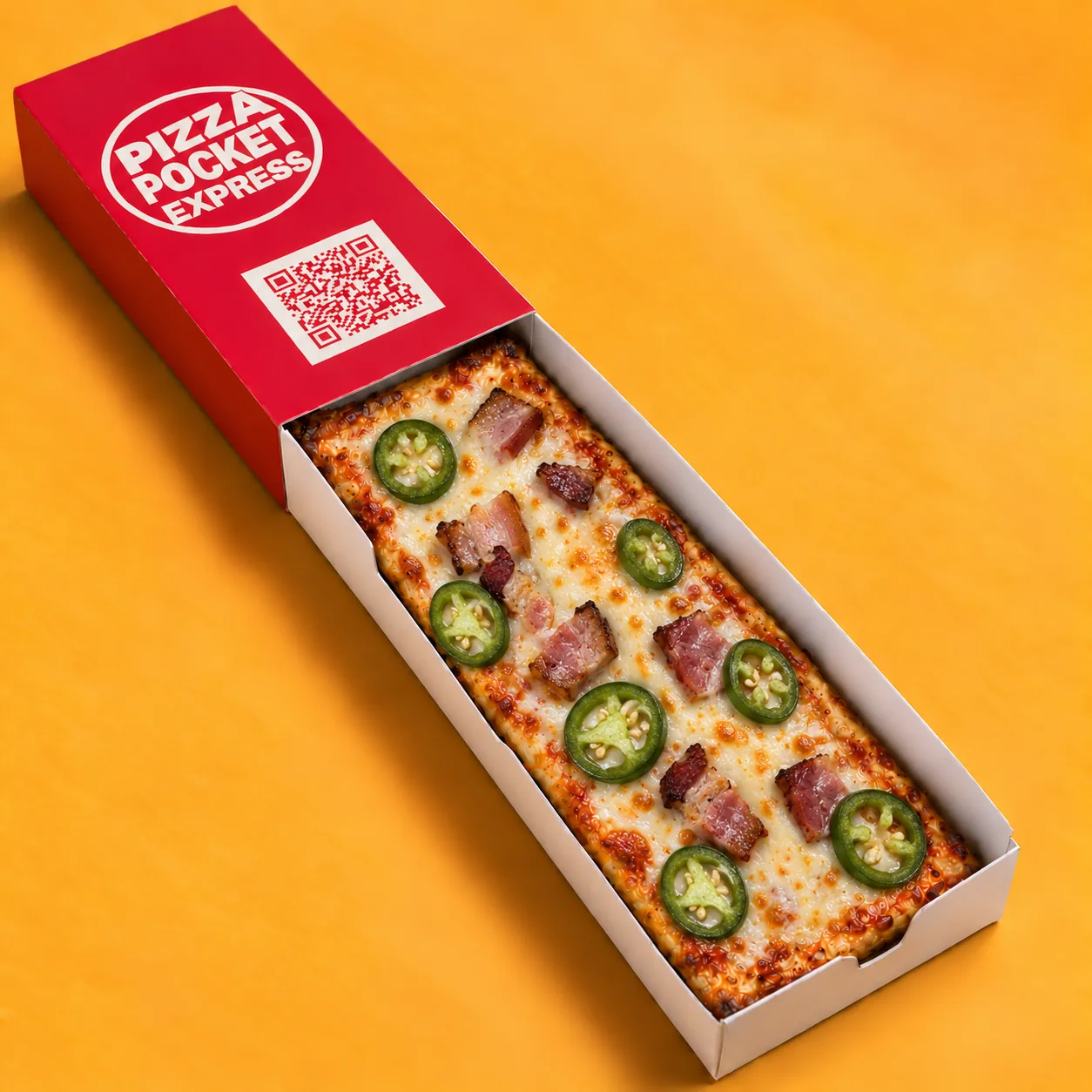Pocket Spicy Bacon en su caja